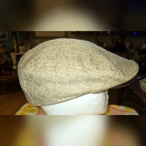 Stetson 150th Anniversary Newboy Flat Cap NWT Khaki Tan Med.Lightweight Summer